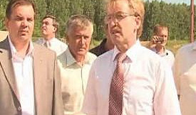 Визит губернатора НСО В.А.Юрченко